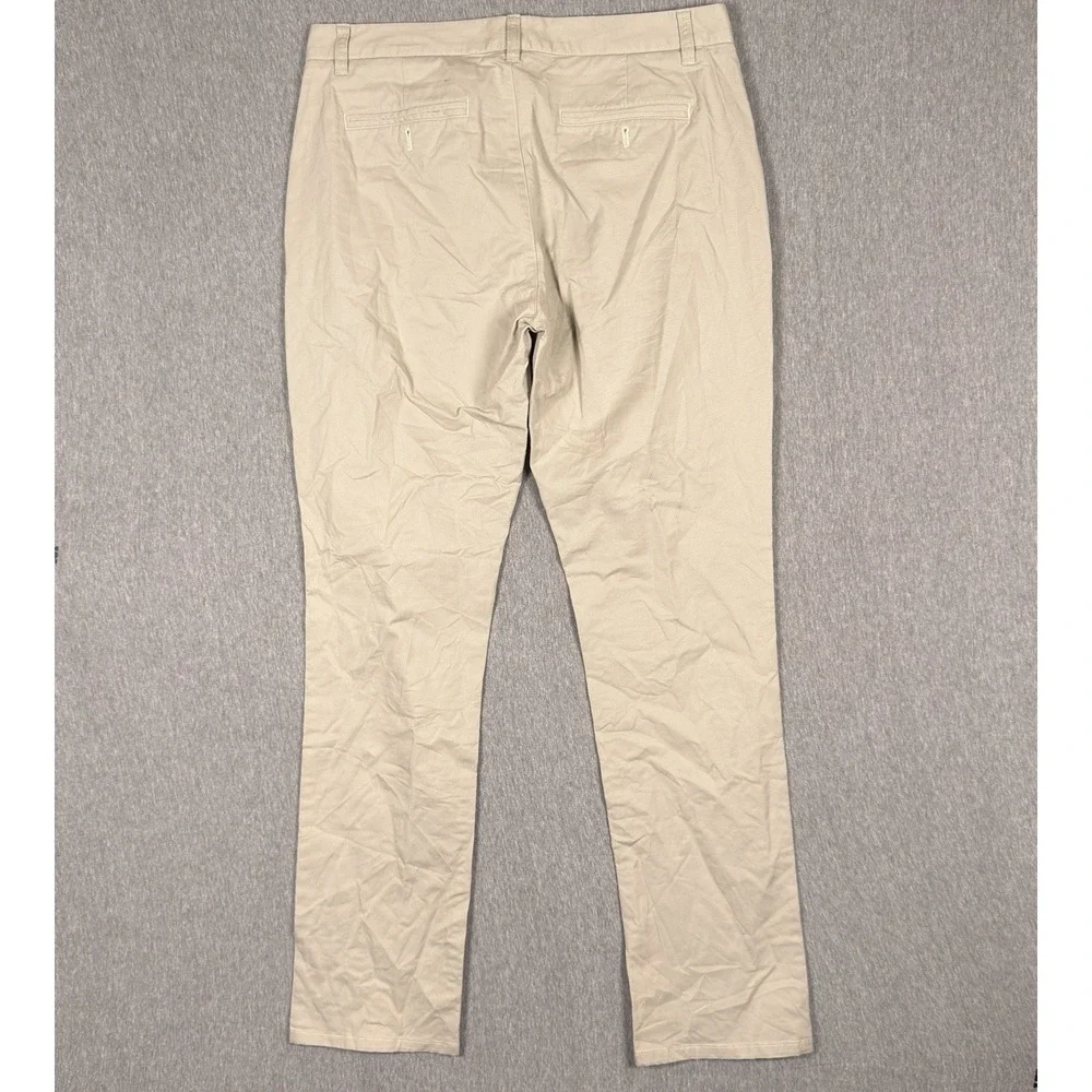 Bonobos Chino Pants Mens 34x34 Beige Tailored Fit Flat Front Cotton Stretch Golf